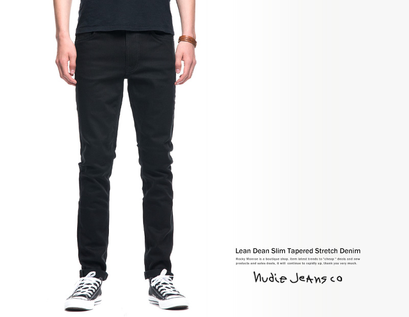 nudie jeans lean dean dry cold black
