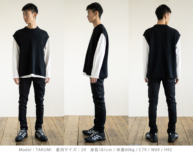 Nudie Jeans/ヌーディージーンズ】Lean Dean DRY EVERBLACK
